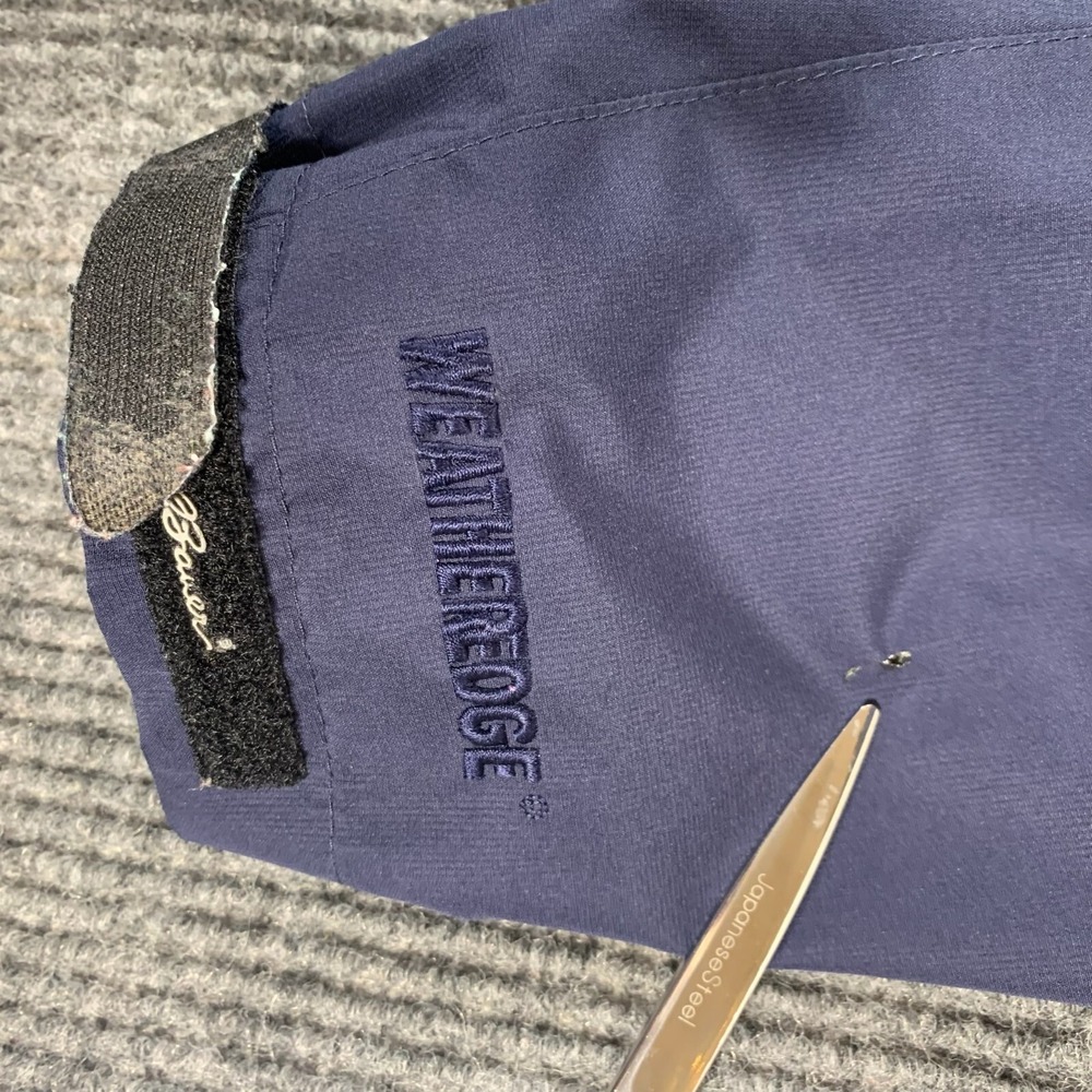 Eddie Bauer Jacket Mens Large L Blue Weatheredge Full Zip Pockets Chore Outdoors - Picture 9 of 16